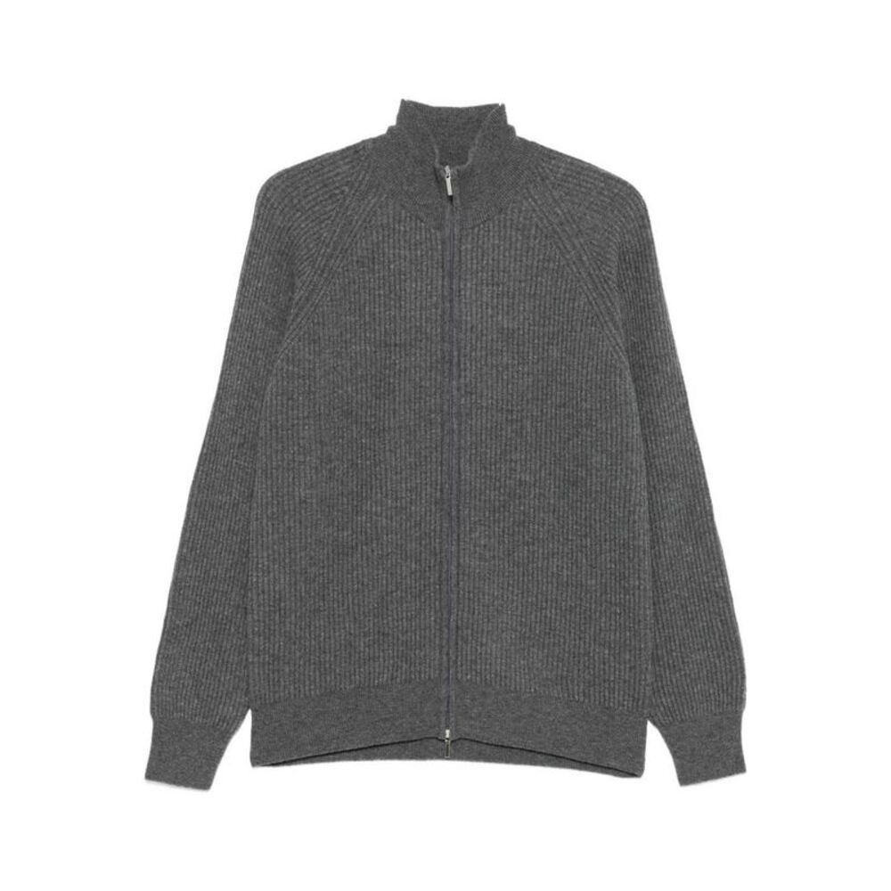 Barba Men Zip-Up Cardigan